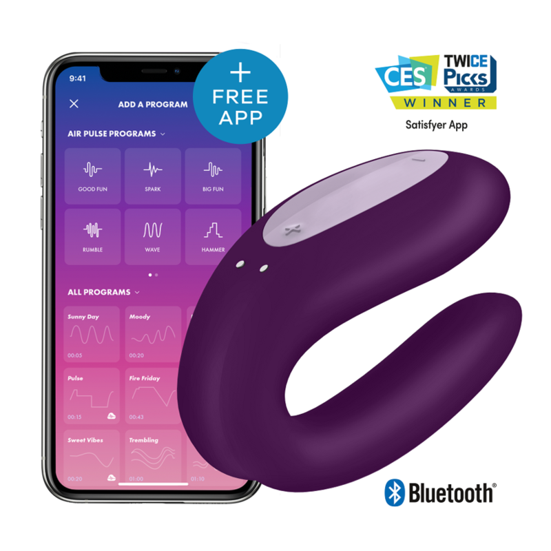 Satisfyer Double Joy Vibrador Con App para Parejas