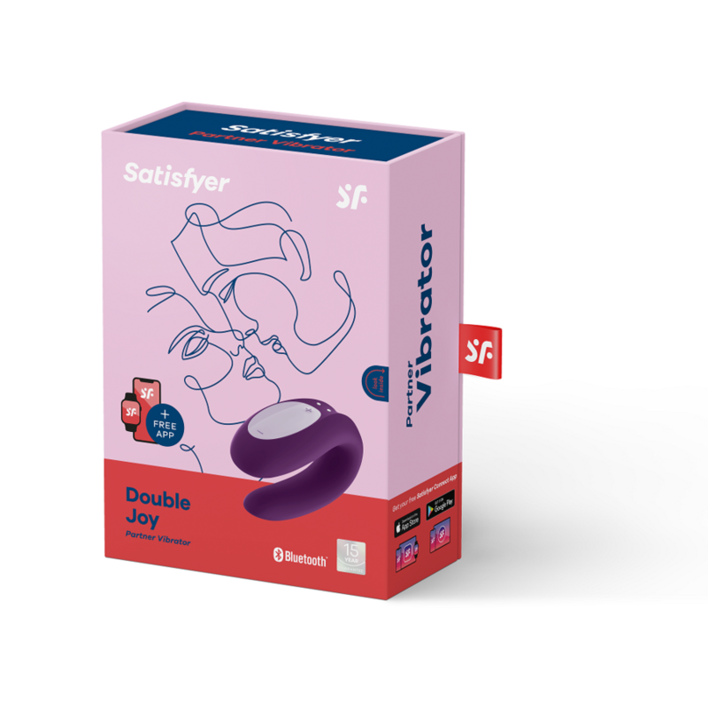Satisfyer Double Joy Vibrador Con App para Parejas