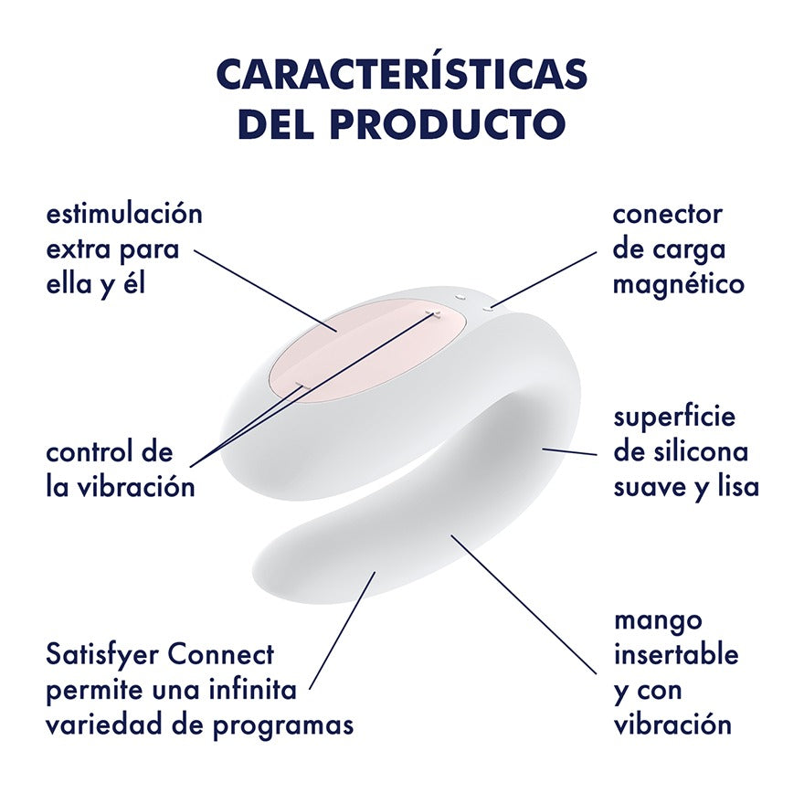 Satisfyer Double Joy Vibrador Con App para Parejas