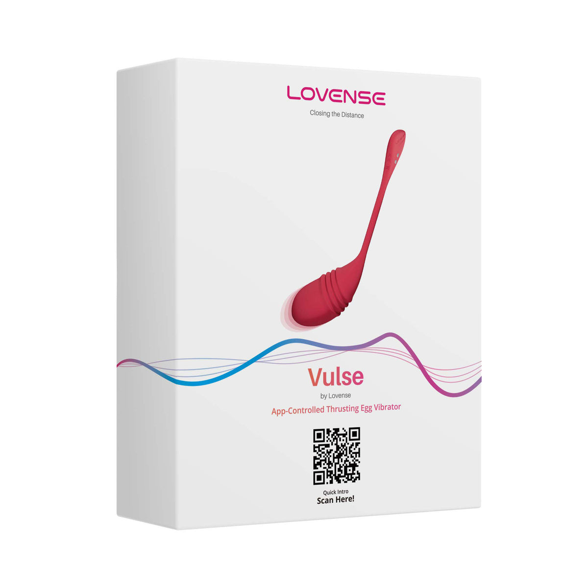 Vulse Lovense Huevo Vibrador de Empuje Controlado por App