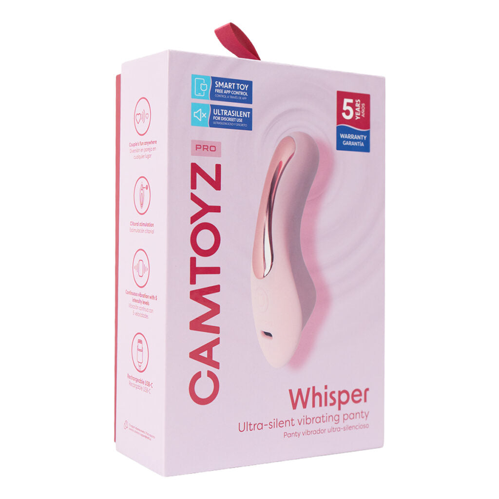 Whisper Panty Vibrador con App Camtoyz
