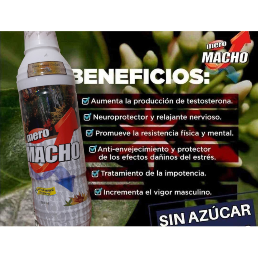 Potenciador Mero Macho Ecuatoriano x 550 ml Original