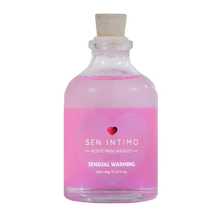 Aceite para masajes Sensual Warming Love x 60ml