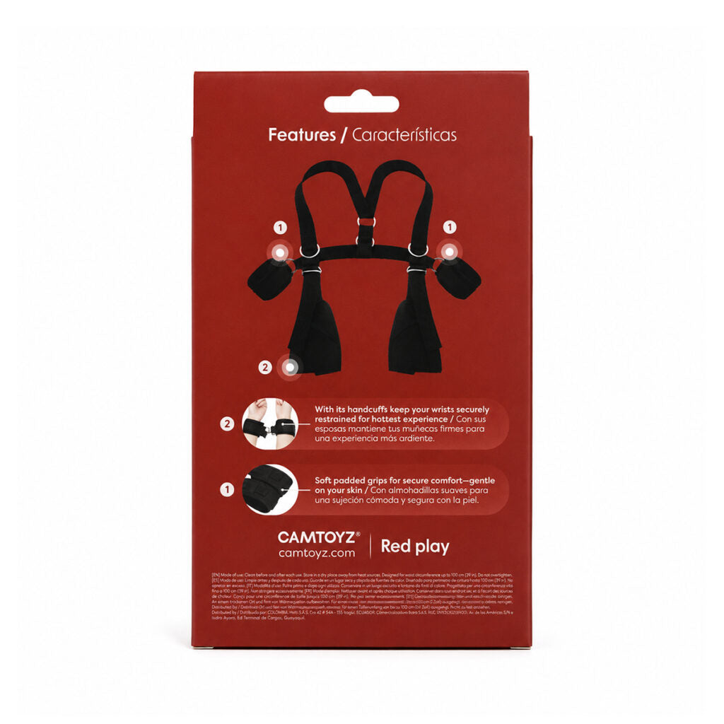 Handy Bondy Cinturón de Posicionamiento con Esposas Camtoyz