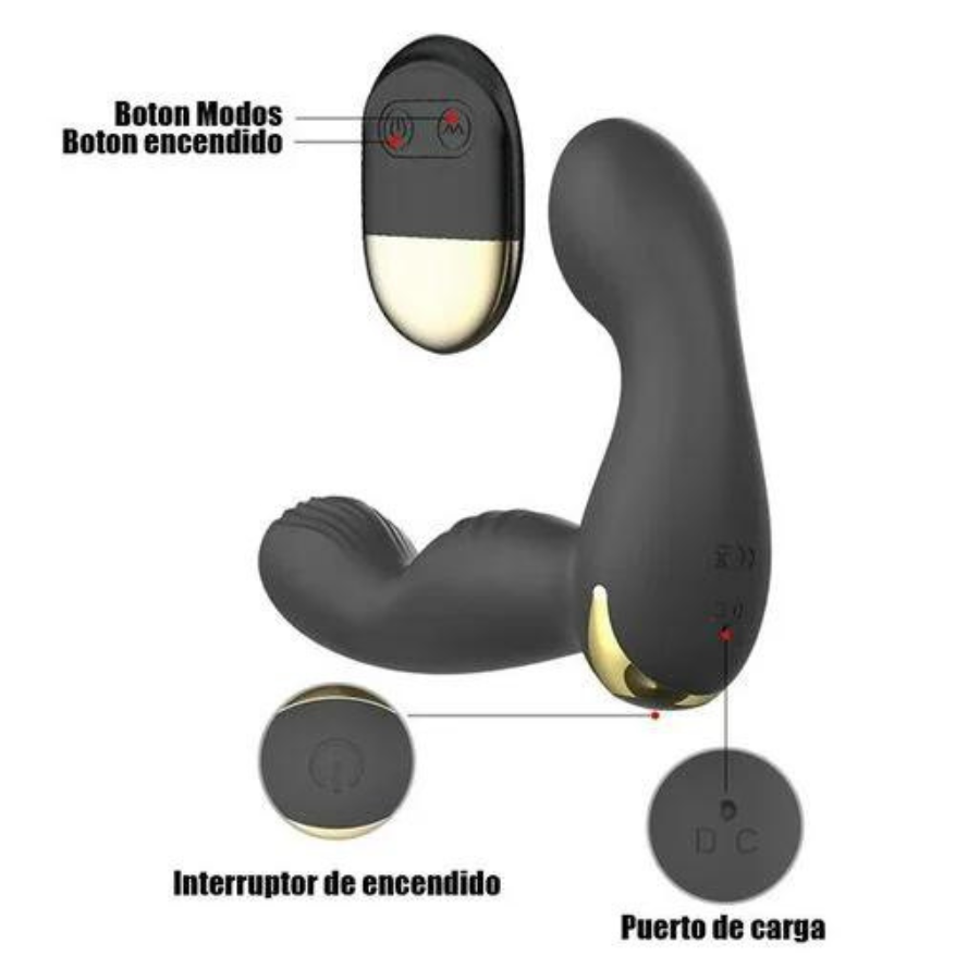 Vibrador de Próstata y Perineo Morris