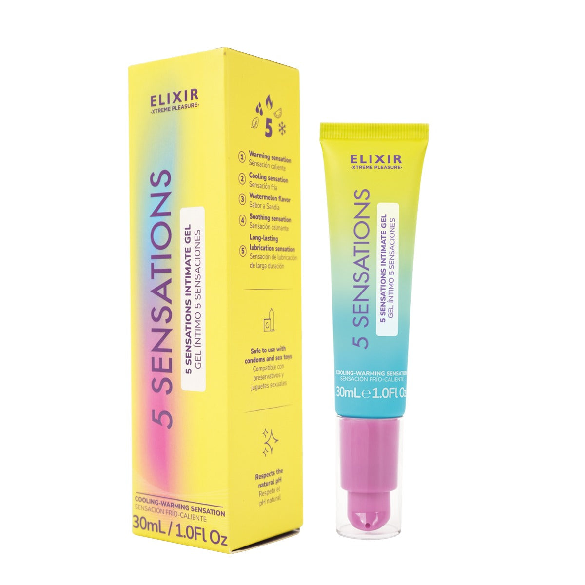 Lubricante íntimo 5 Sensaciones Elixir