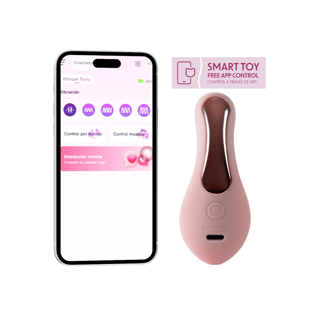 Whisper Panty Vibrador con App Camtoyz