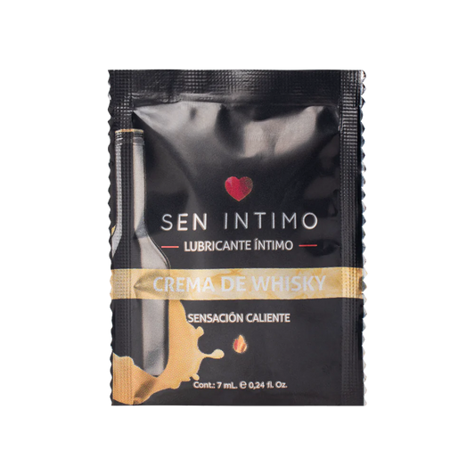 Lubricante Caliente Sachet Crema De Whisky X 7 Ml Sen Intimo