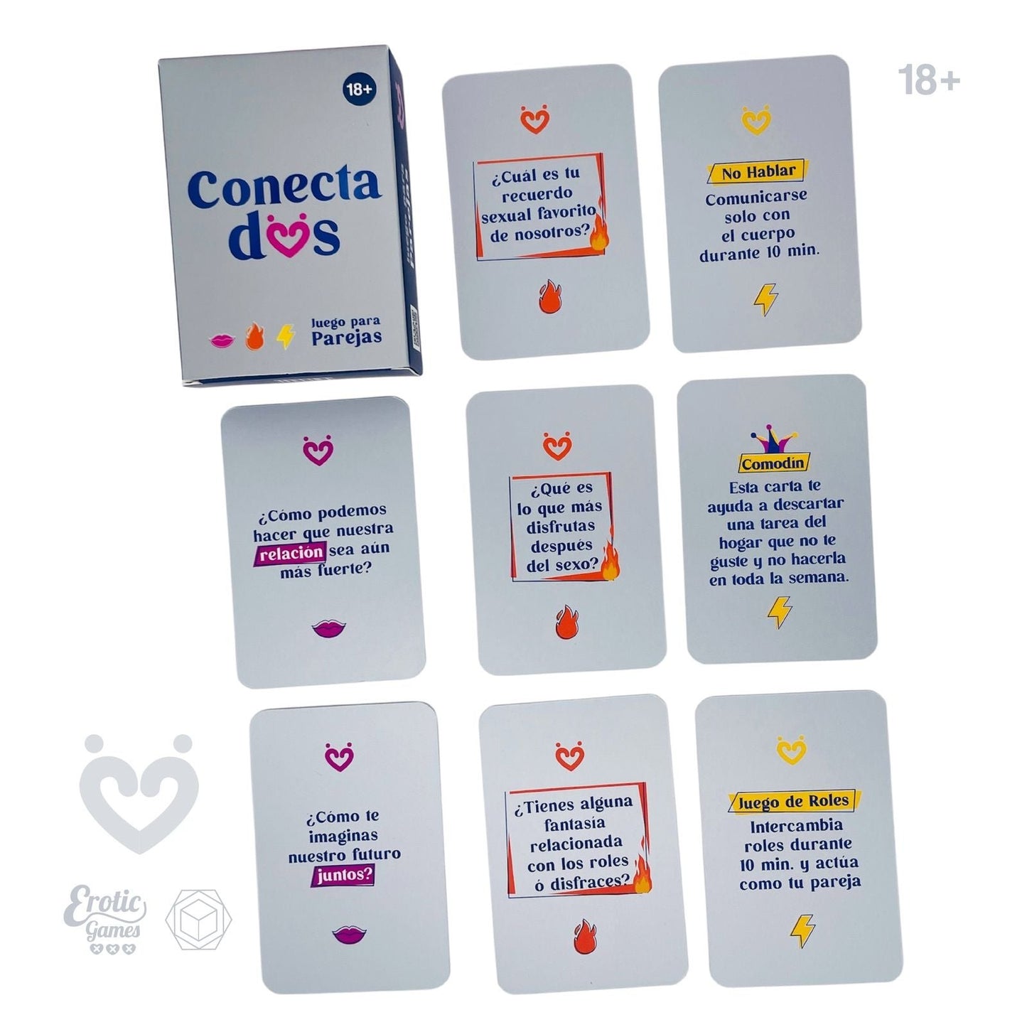 Conectados Juego de Cartas para Parejas