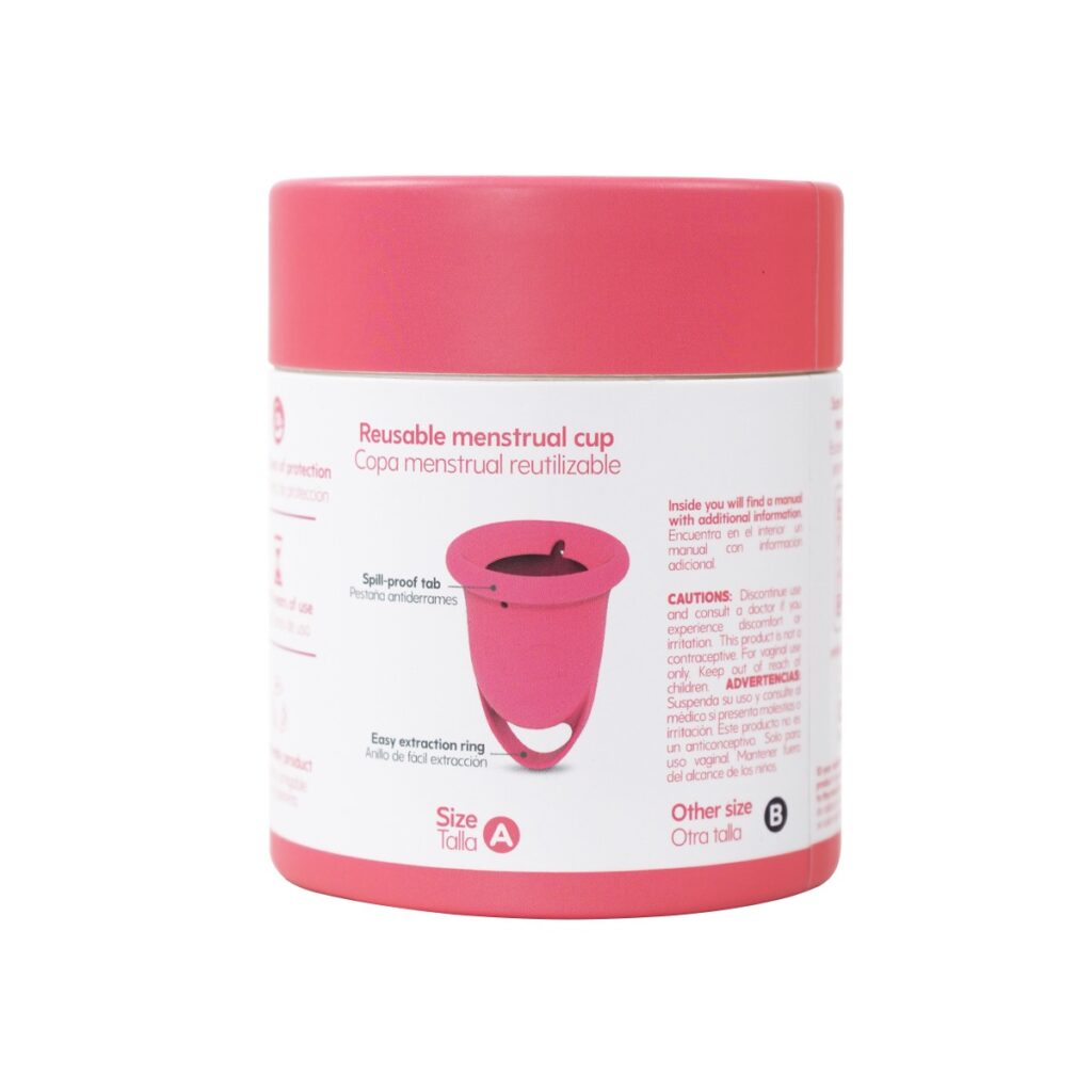 Copa Menstrual Essential UVA Talla A Salmón