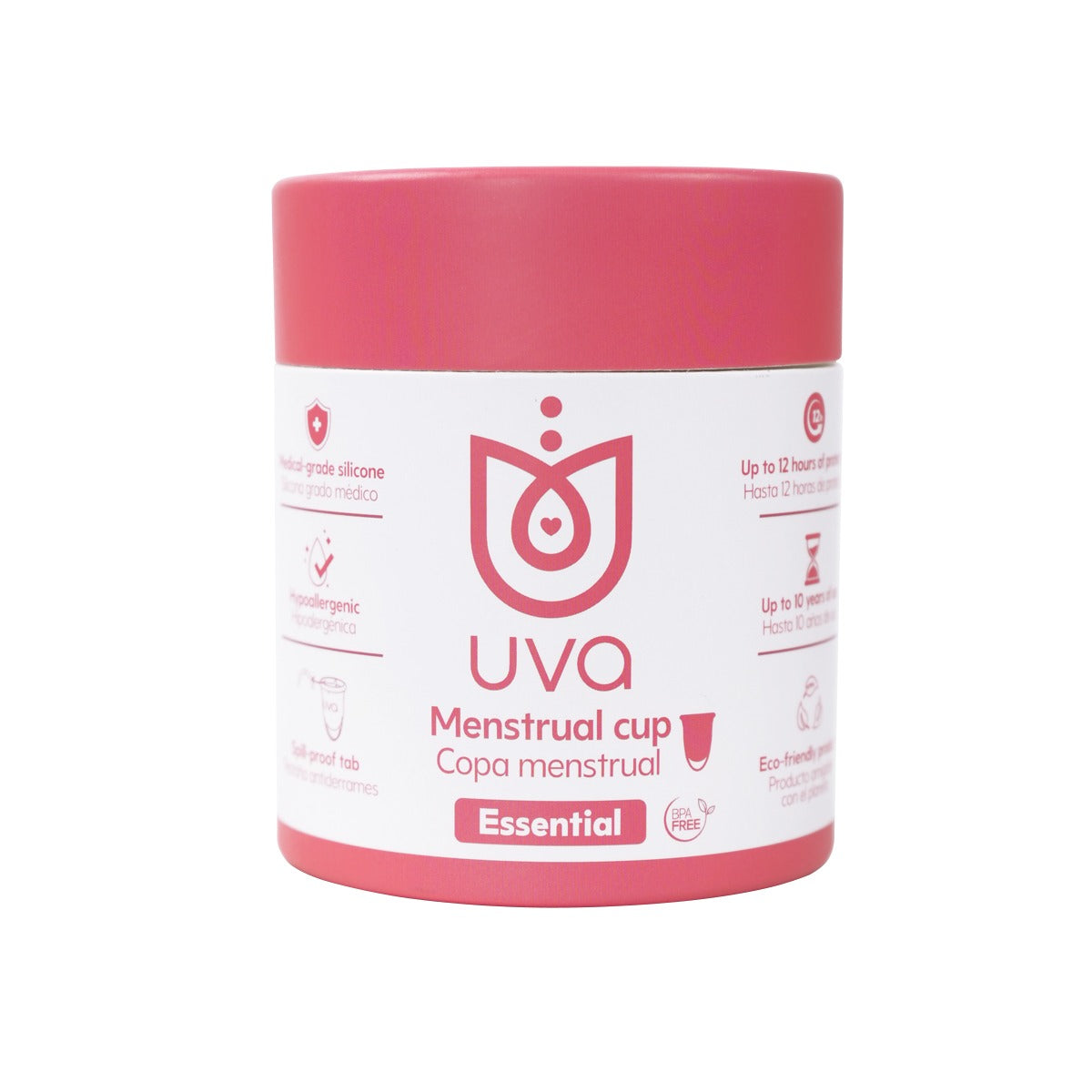 Copa Menstrual Essential UVA Talla A Salmón