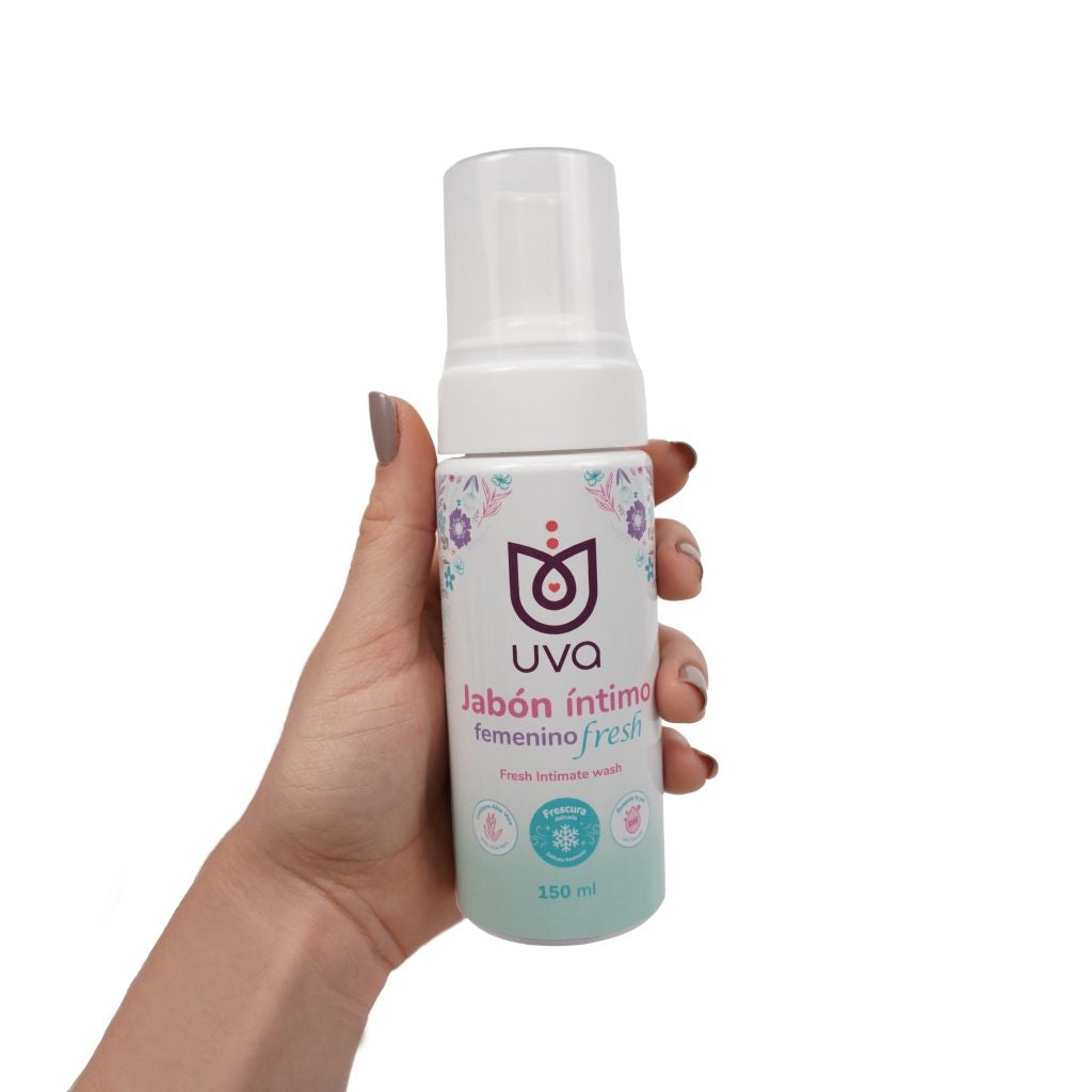 Jabón Íntimo Femenino UVA Espuma Fresh 150ml