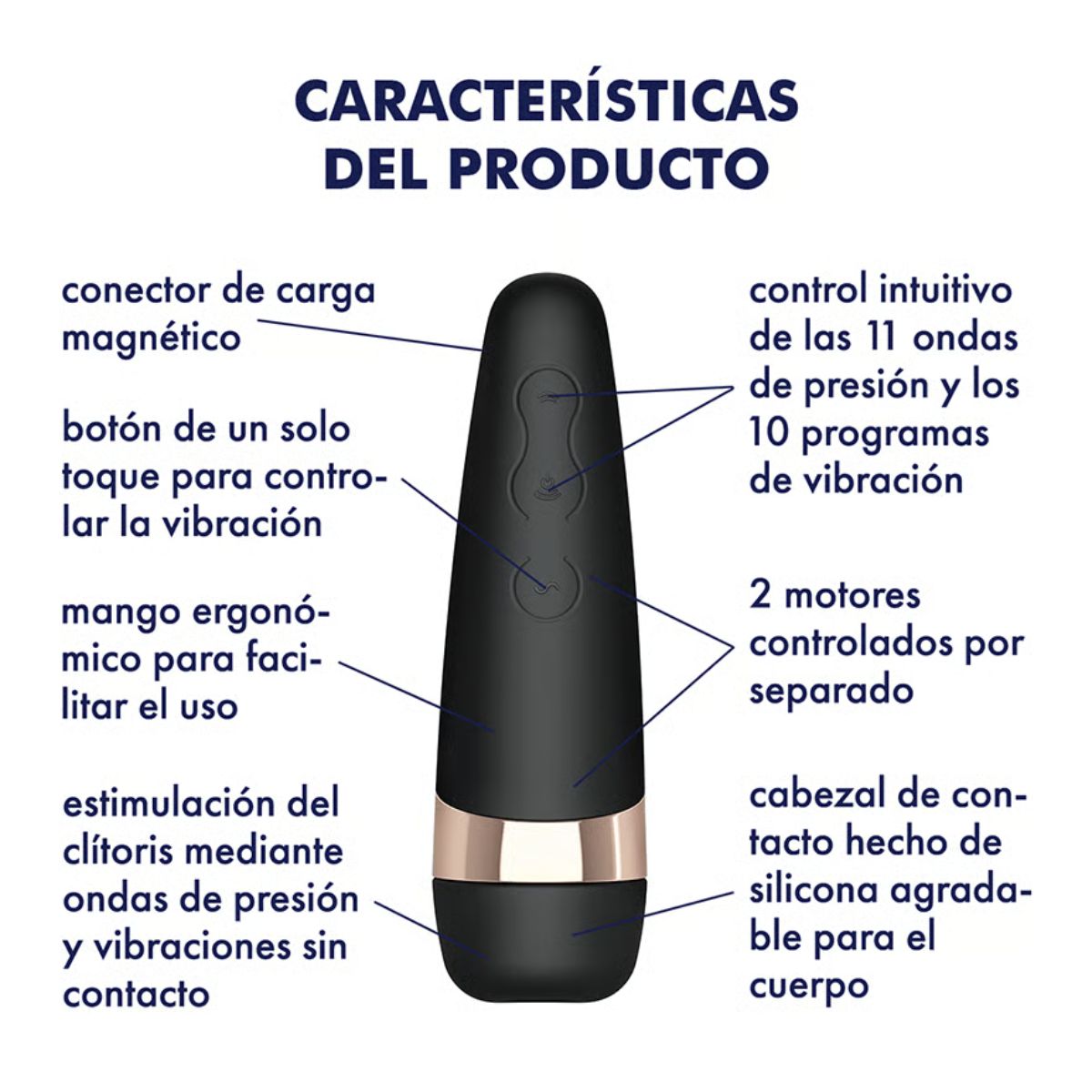 Satisfyer Pro 3+ Succionador de Clítoris con Vibración