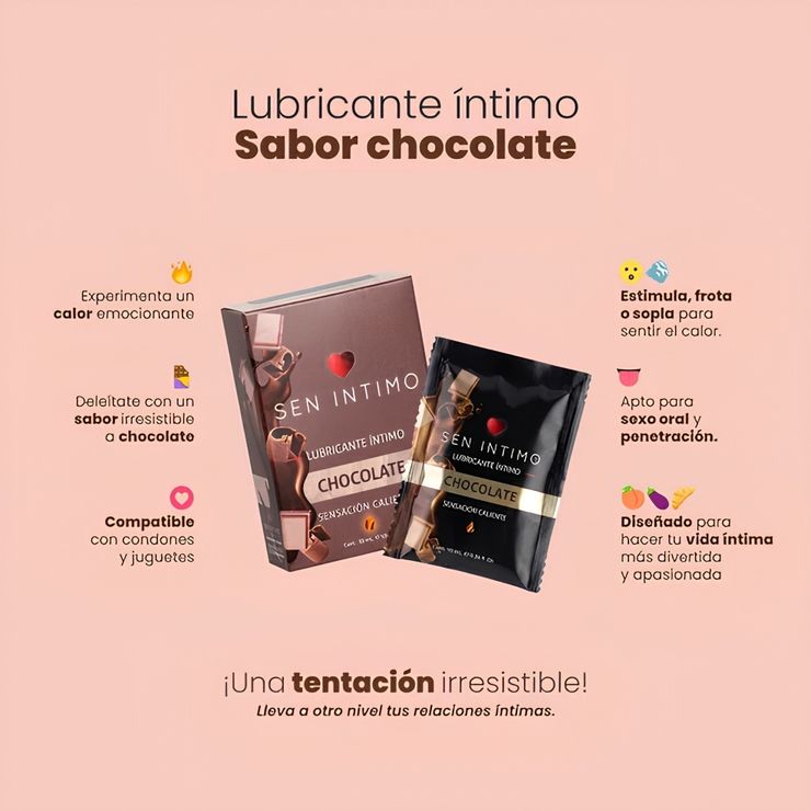 Lubricante Íntimo Caliente Chocolate Sen Íntimo