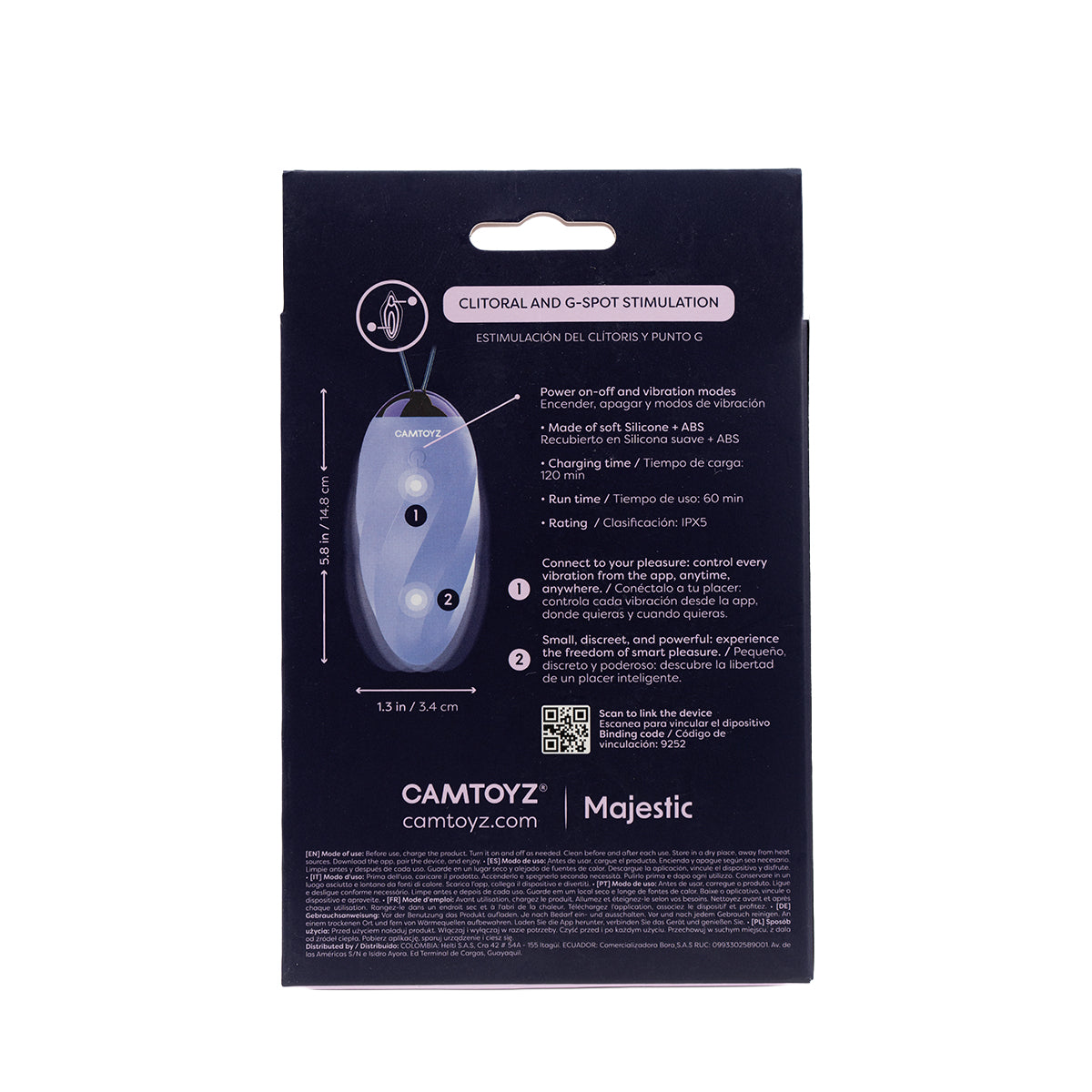 Huevo Vibrador con App Eggy Camtoyz