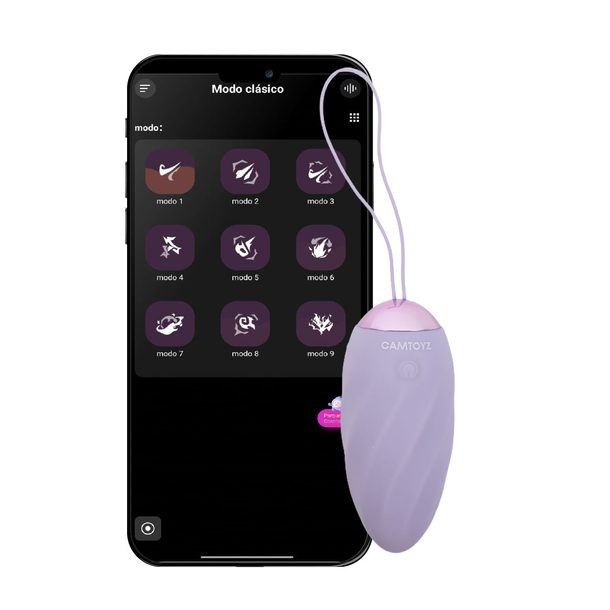 Huevo Vibrador con App Eggy Camtoyz