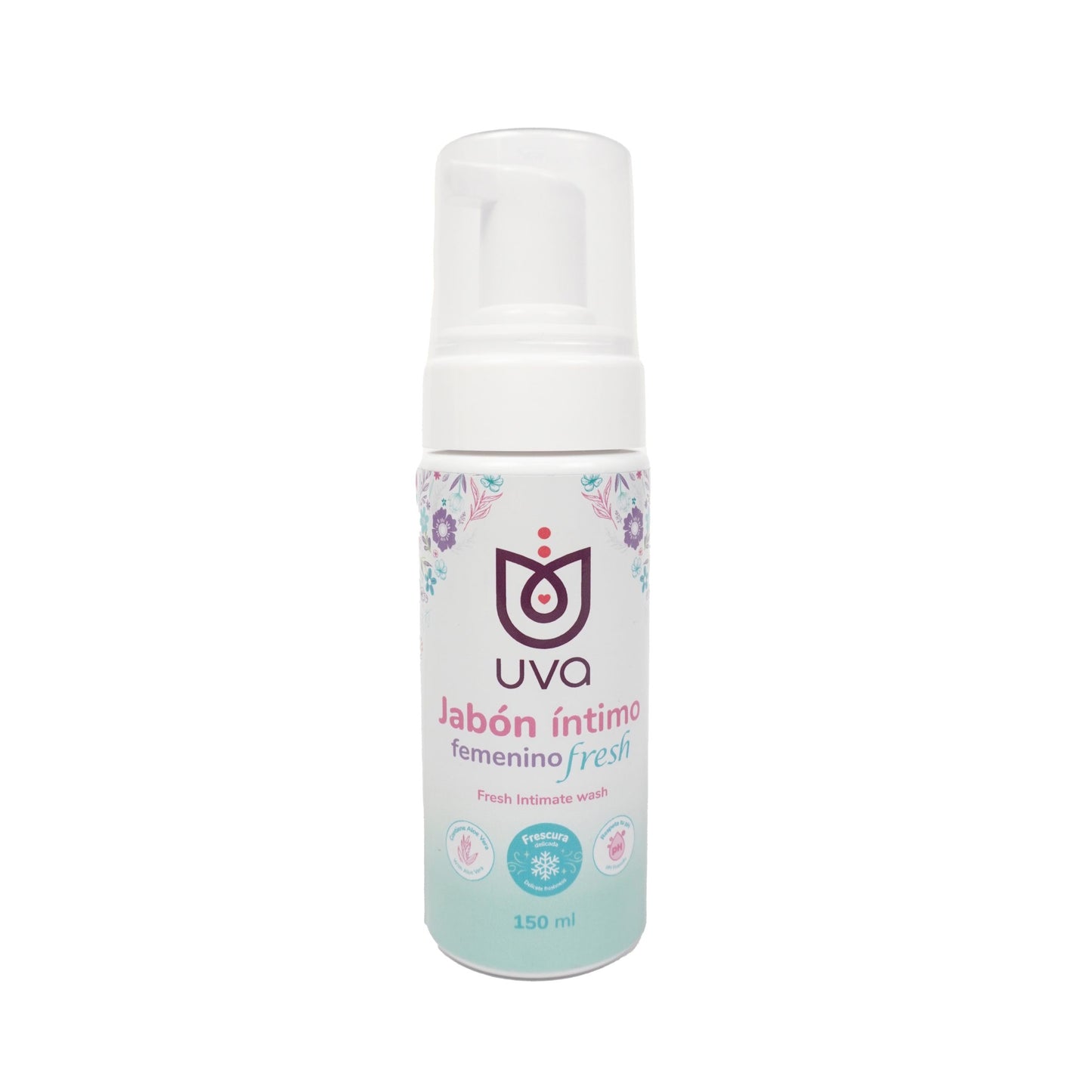 Jabón Íntimo Femenino UVA Espuma Fresh 150ml