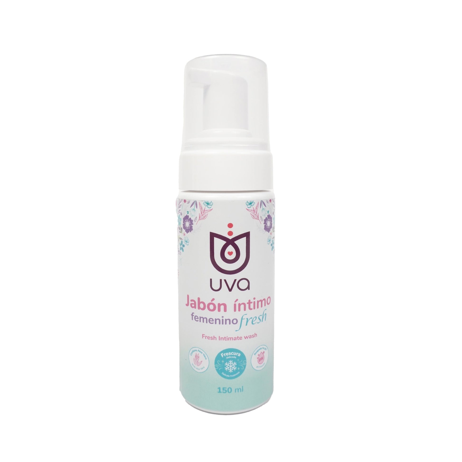 Jabón Íntimo Femenino UVA Espuma Fresh 150ml
