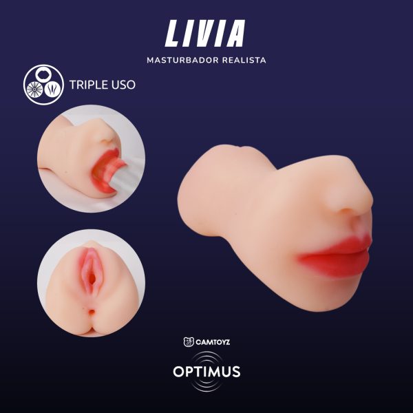 Masturbador Realista Livia Optimus Camtoyz