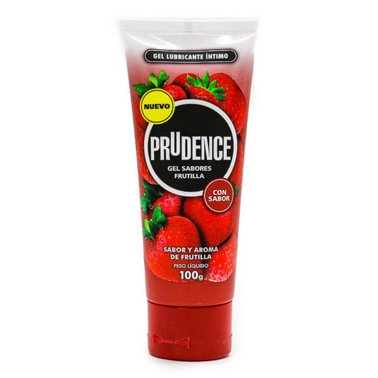 Lubricante Prudence Gel Sabores Fresa X 100g