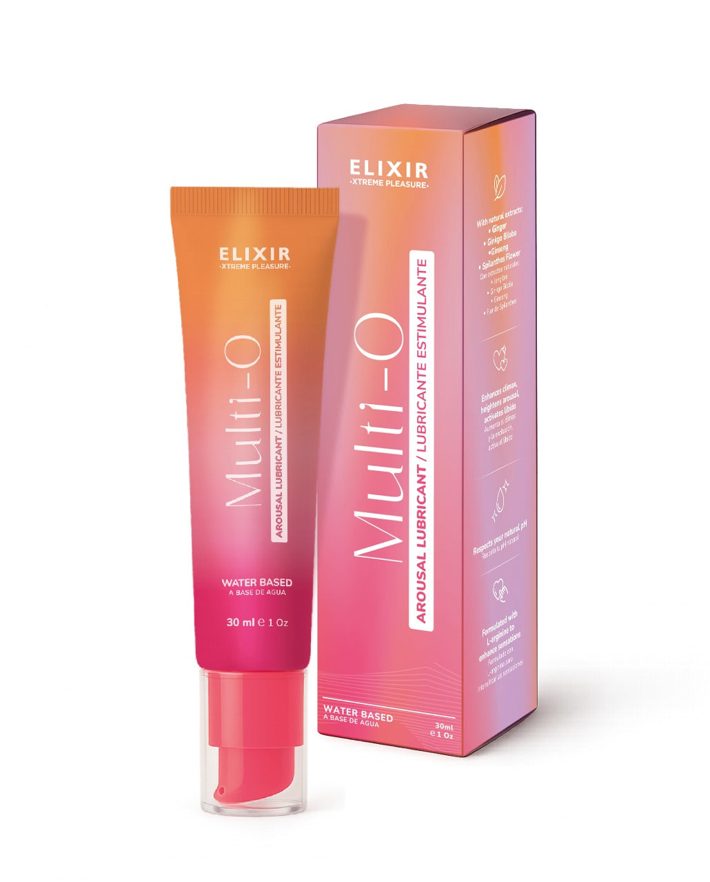 Lubricante Intimo Estimulante Multi-O Elixir