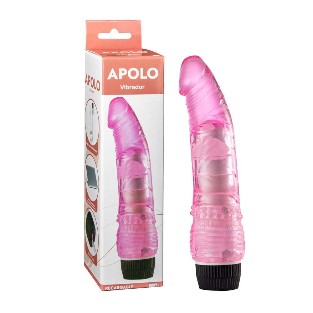 Vibrador Realista Apolo 18cm Recargable