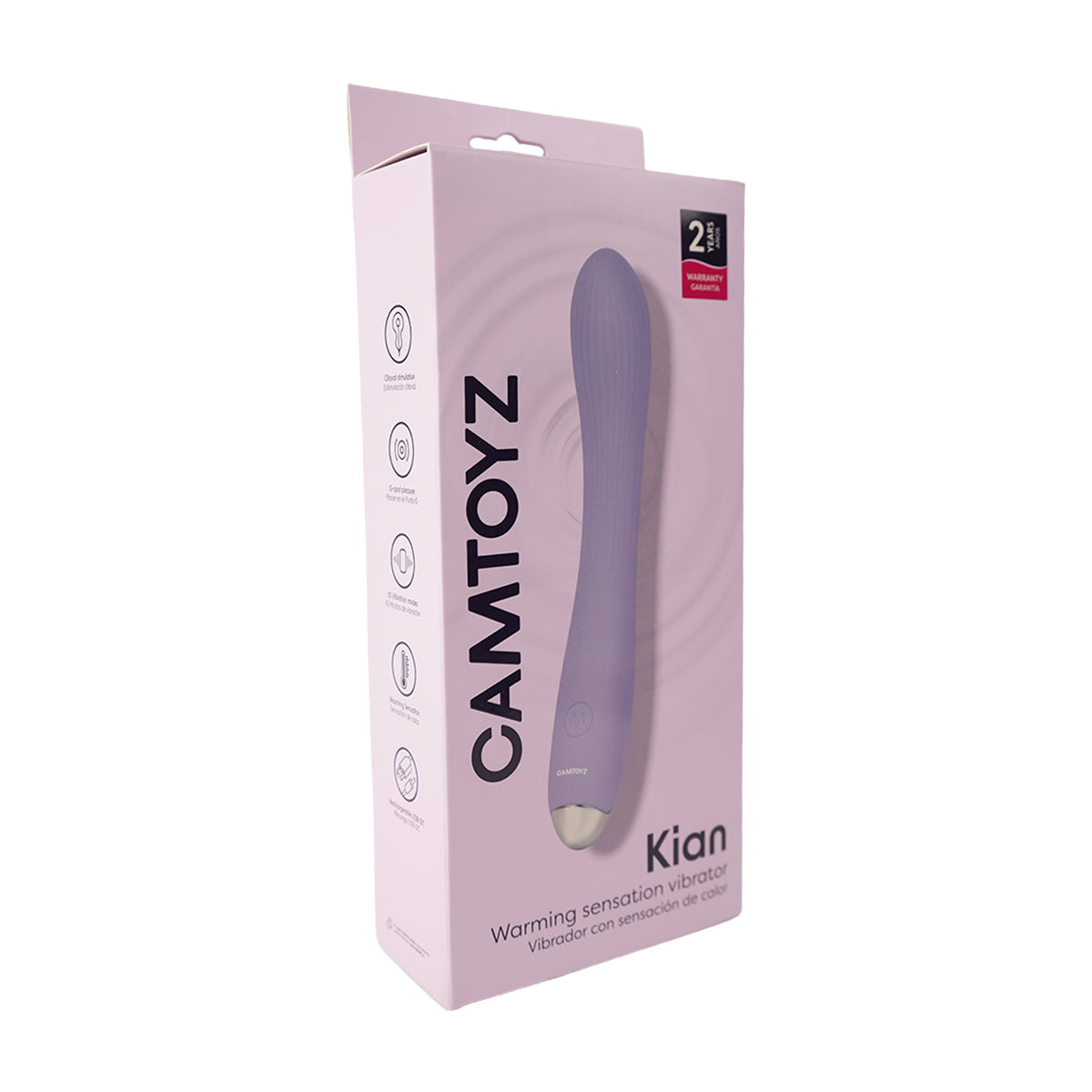 Vibrador Kian con Sensación de Calor Majestic