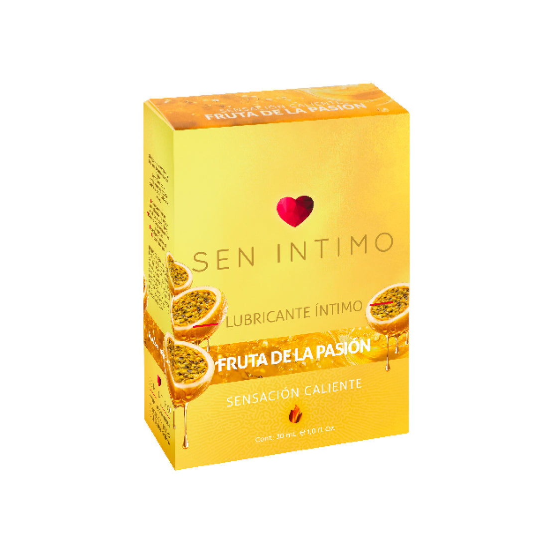 Lubricante Caliente Fruta de la Pasión 30 Ml Sen Intimo