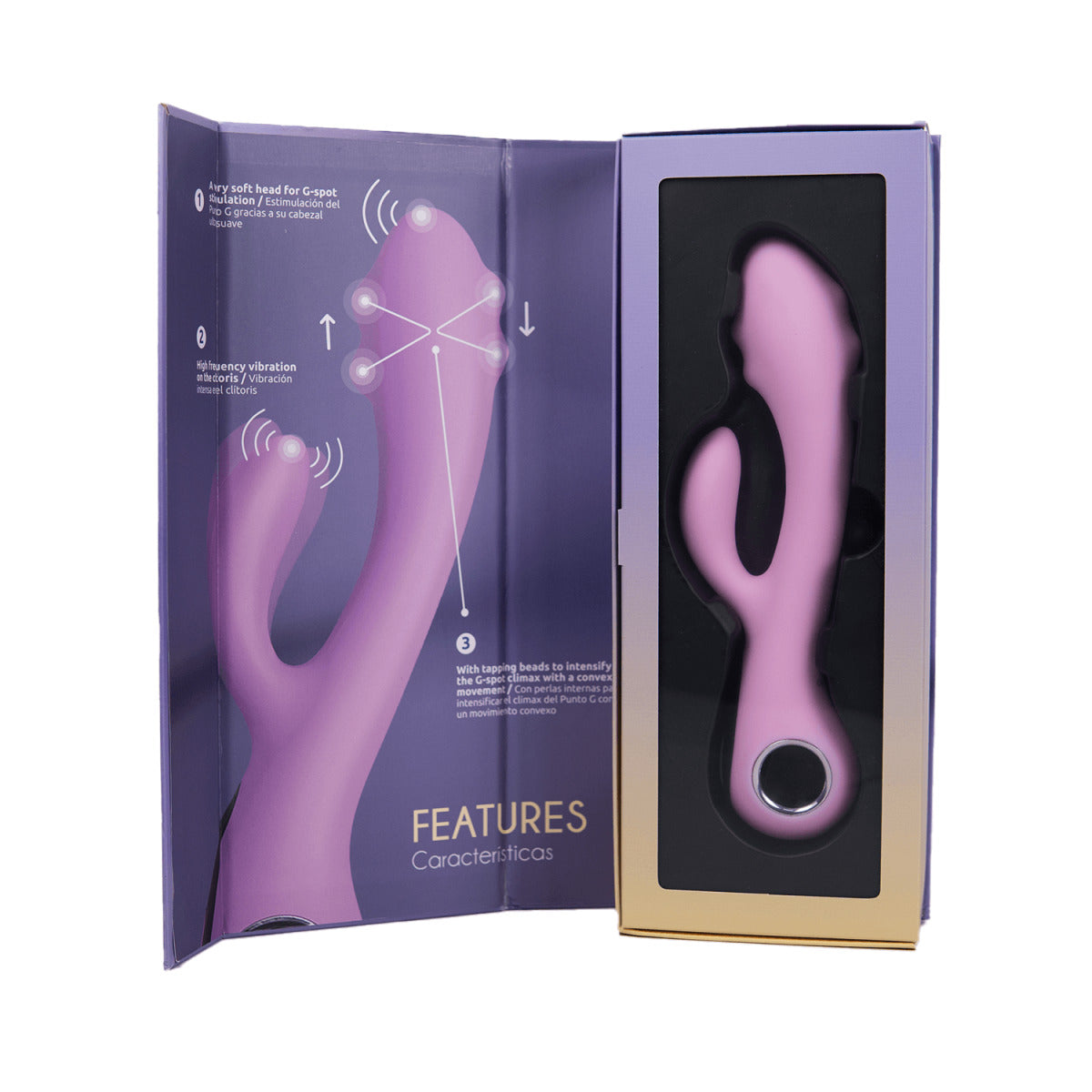 Vibrador Lucile con Perlas Internas para Punto G Carga USB-C Camtoyz