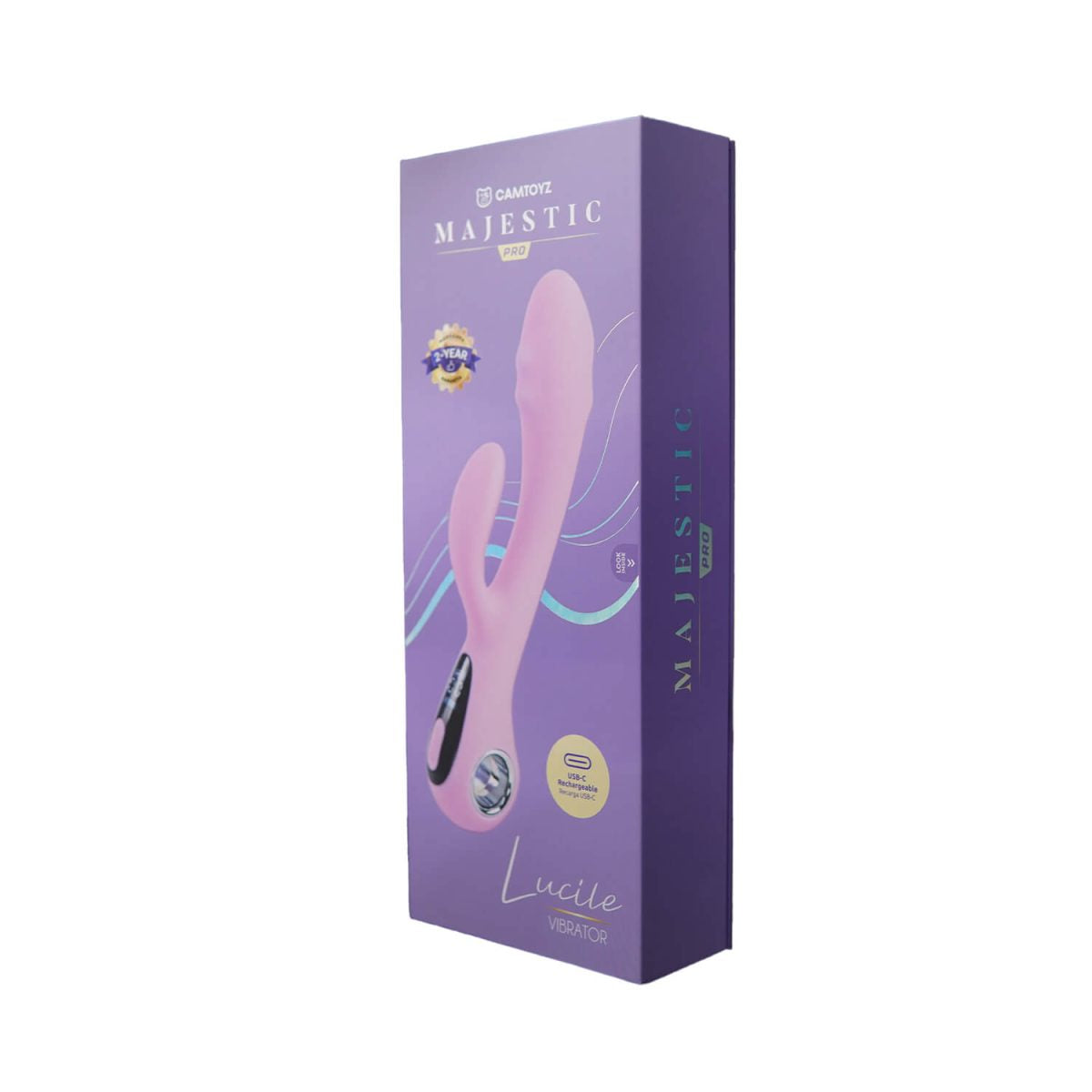 Vibrador Lucile con Perlas Internas para Punto G Carga USB-C Camtoyz