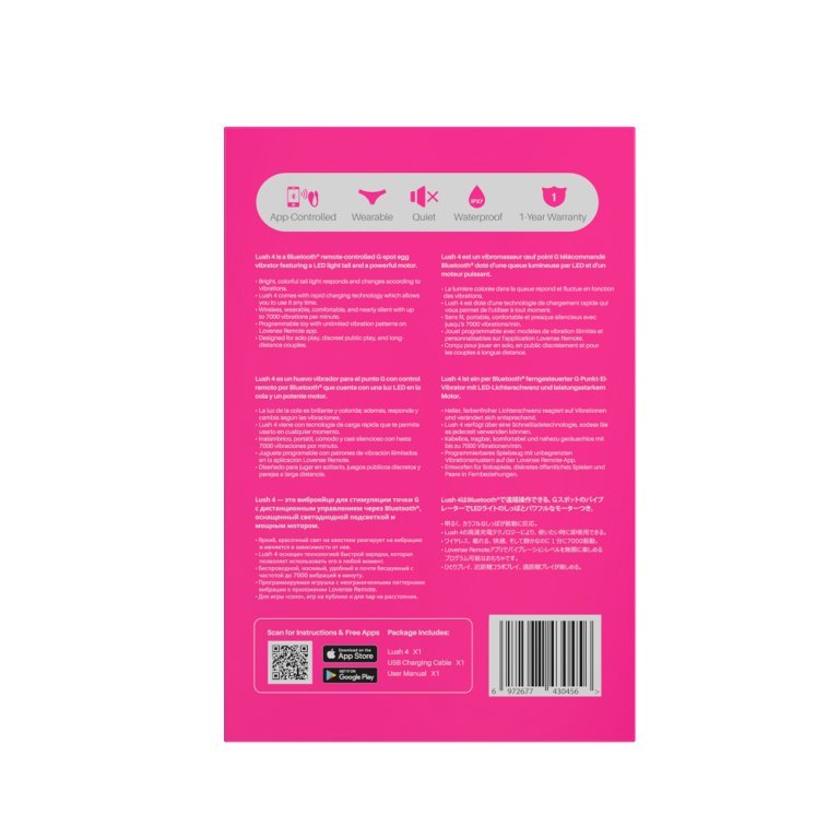 Lush 4 By Lovense Vibrador Controlado por APP