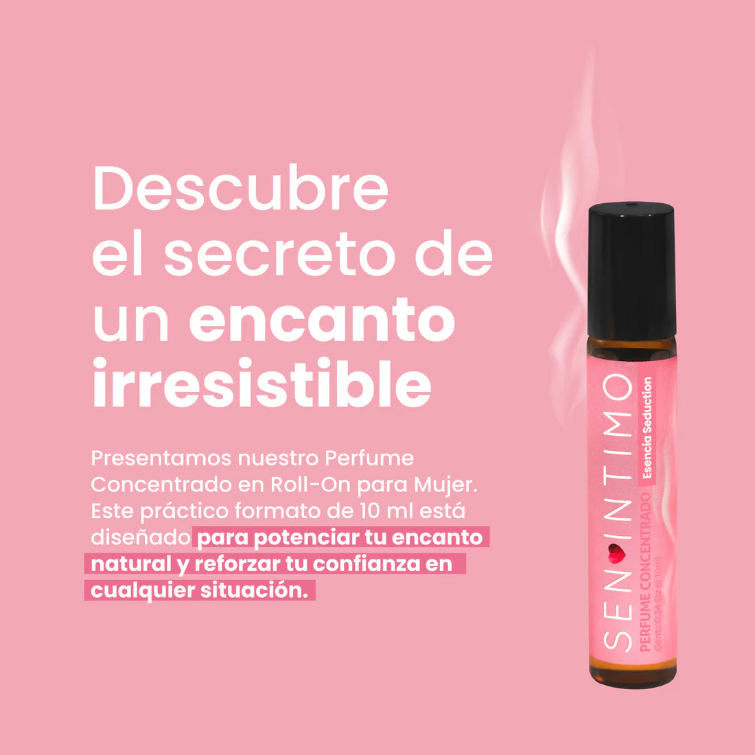 Perfume para mujer con Feromonas esencia Seduction x 10ml