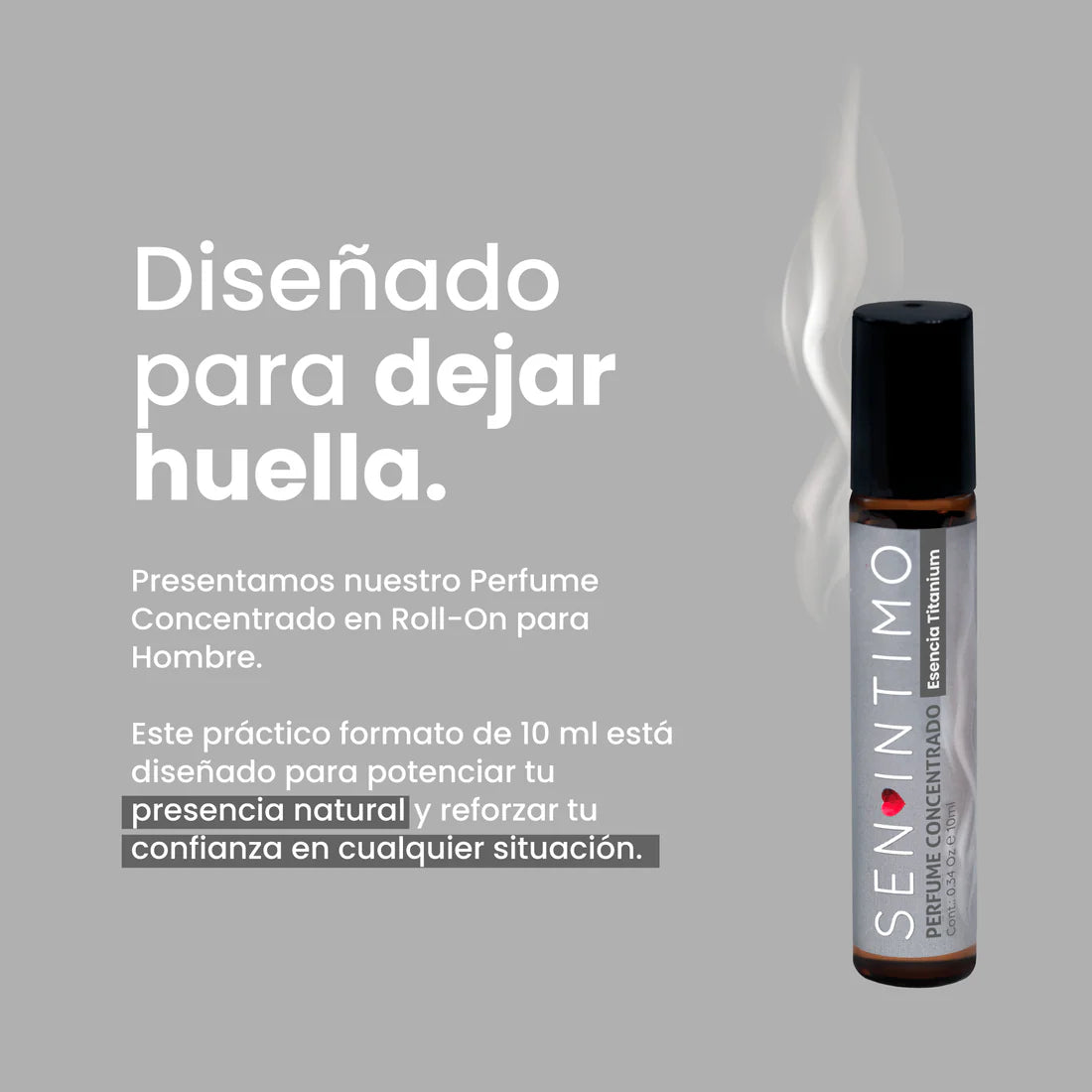 Perfume para hombre con Feromonas esencia Titanium x 10ml
