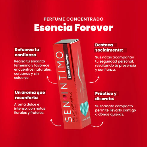 Perfume para mujer con Feromonas esencia Forever x 10ml