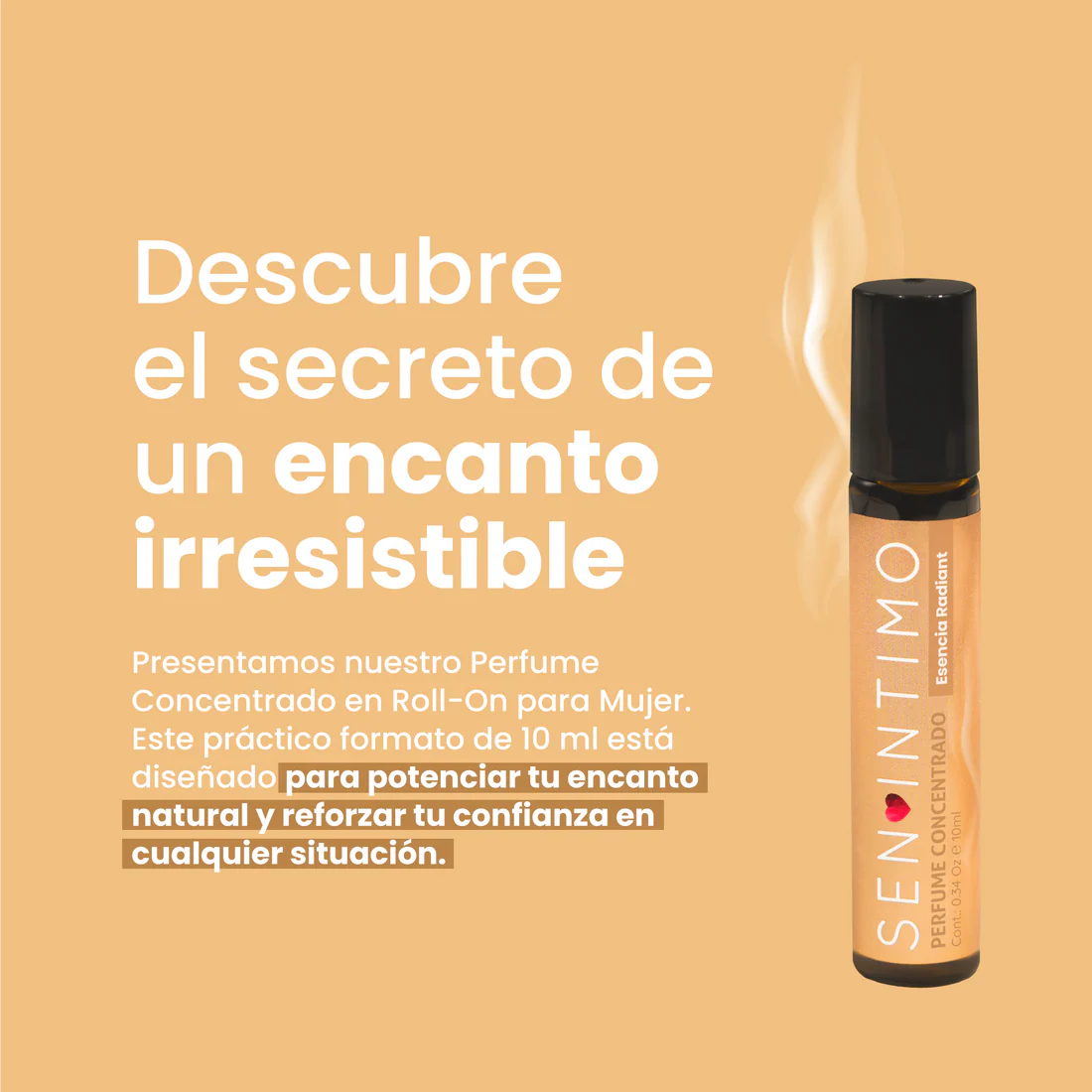 Perfume para mujer con Feromonas esencia Radiant x 10ml