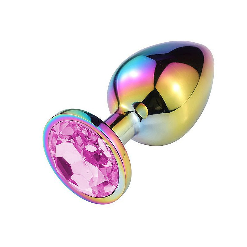 Plug Anal Joya Tornasol Metálico Talla M