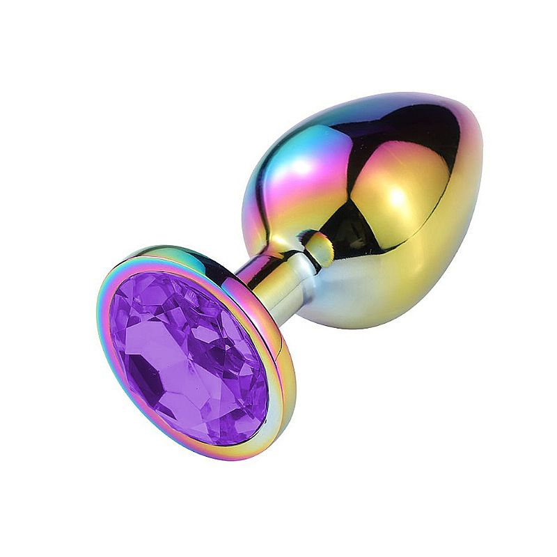 Plug Anal Joya Tornasol Metálico Talla M