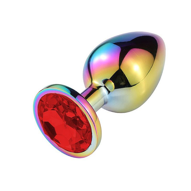 Plug Anal Joya Tornasol Metálico Talla M
