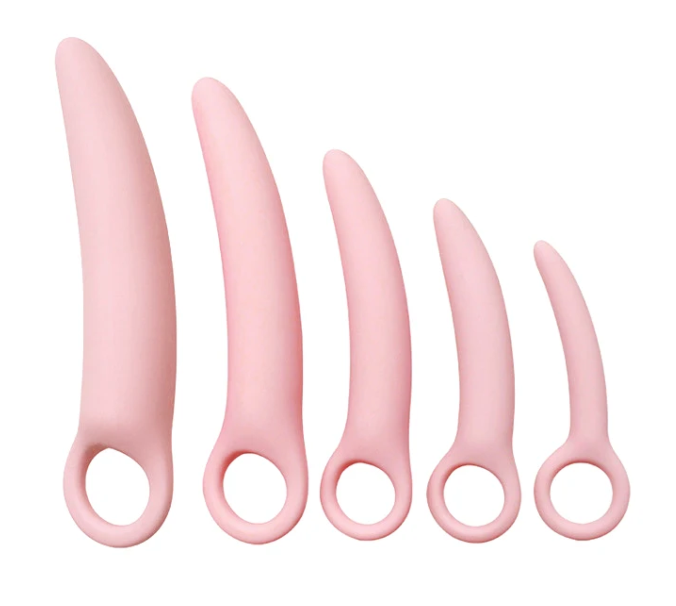 Set Dilatadores Vaginales en Silicona x 5 Und