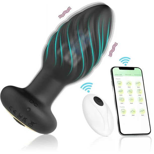 Plug Anal con Vibración y App Luxe Recargable