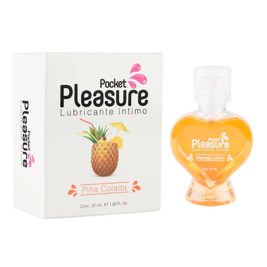 Lubricante Pocket Pleasure X 37 Ml Piña Colada - Sensación Caliente