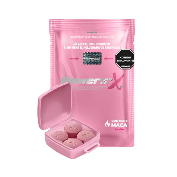 Potenciador Sexual Femenino Powers'X x4 comprimidos
