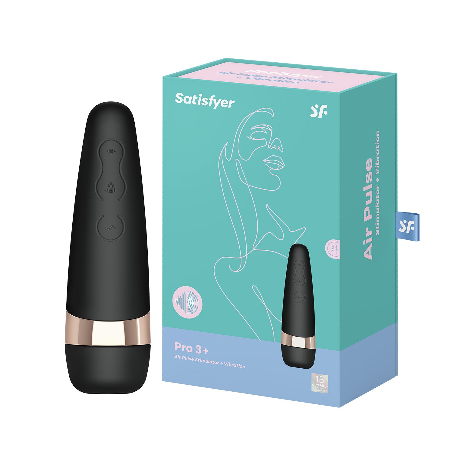 Satisfyer Pro 3+ Succionador de Clítoris con Vibración