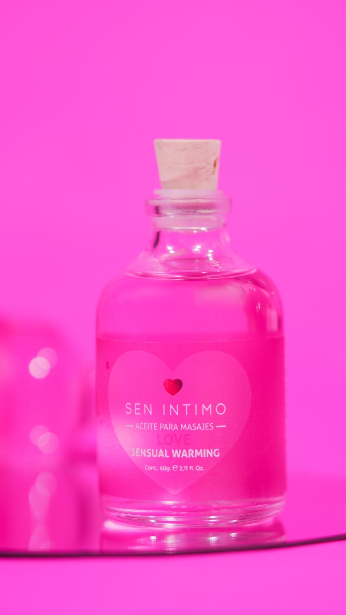 Aceite para masajes Sensual Warming Love x 60ml