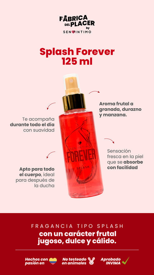 Splash con Feromonas Forever 125ml