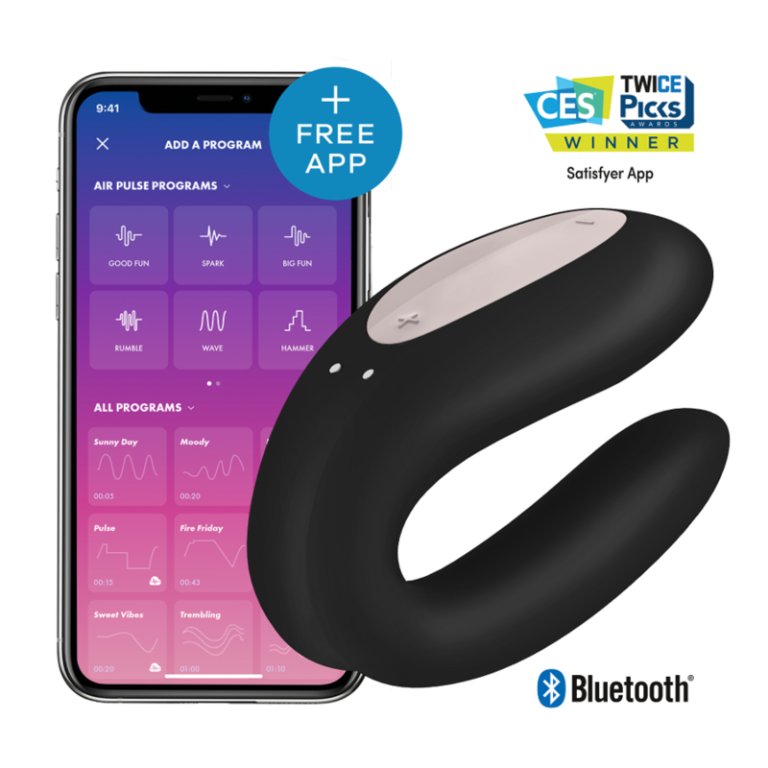 Satisfyer Double Joy Vibrador Con App para Parejas