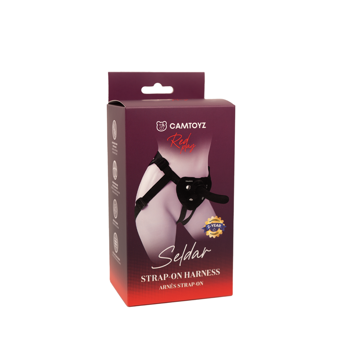 Arnés Strap-On Seldar 12,5 cm Camtoyz