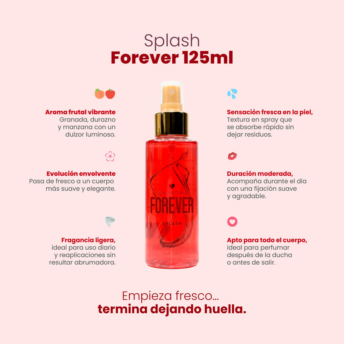 Splash con Feromonas Forever 125ml