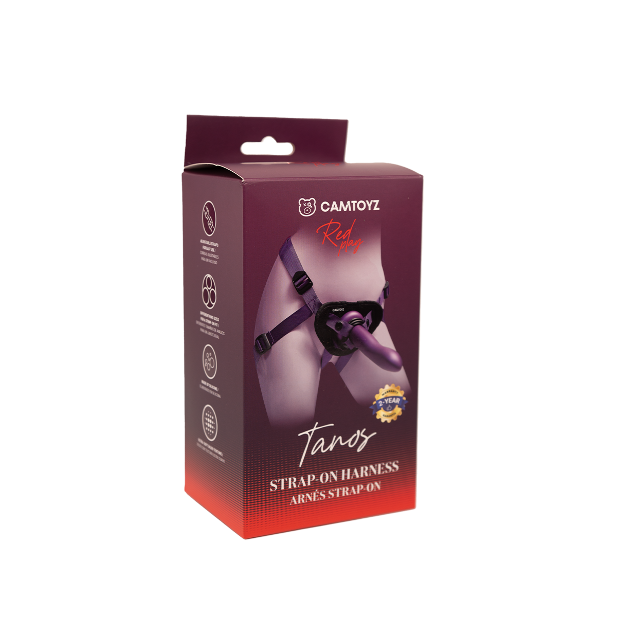 Arnés Strap-On Tanos 15 cm Camtoyz