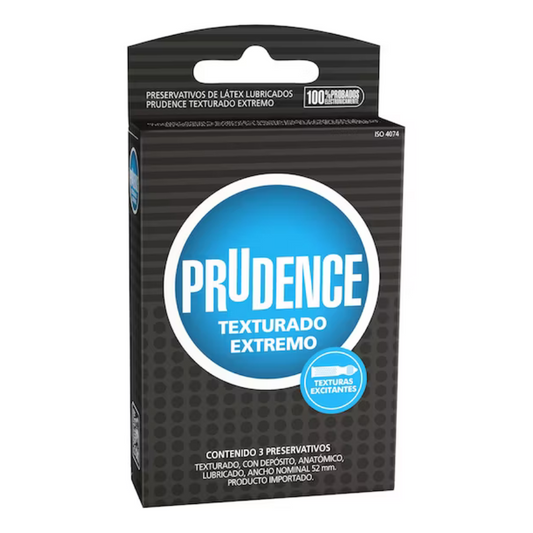 Condones Prudence Texturado Extremo x 3